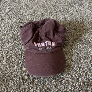 Maroon Boston Baseball Cap
